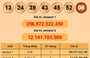 Tìm thấy chủ nhân giải Jackpot 256 tỷ đồng ngày 12/08/2023