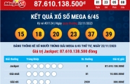 Kết Quả Xổ Số Vietlott Mega 6/45 Ngày (22/11/2023)