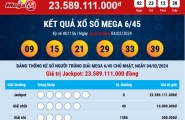 Kết Quả Xổ Số Vietlott Mega 6/45 Ngày (04/02/2024)