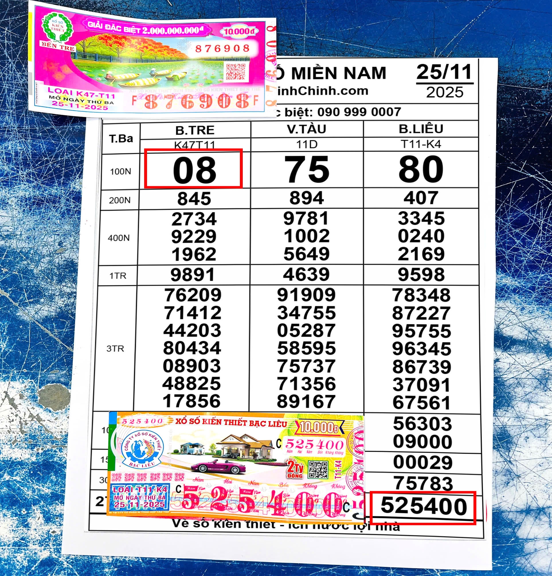 Hy hữu ngày 25/11: Mua đúng 2 tờ trúng cả 2 đài – Khách hàng rinh trọn Giải 2 Tỷ