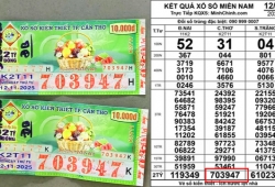 Xổ số miền Nam ngày 12/11: Lộ diện chủ nhân trúng Đặc biệt vé số Đồng Nai và Cần Thơ