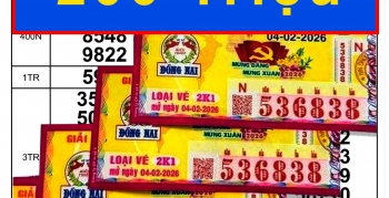 Xổ số miền Nam sáng 5-2 xác định được nơi trúng 3 giải độc đắc