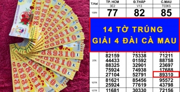 XSMN 30-3: Khách TP.HCM trúng 14 vé đài Cà Mau