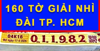 Xổ số miền Nam 17/4: Một người trúng 2,4 tỉ đồng đài Bình Dương