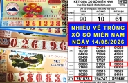 Xổ số miền Nam ngày 14/5: Cọc vé trúng 1,6 tỉ đài Bình Thuận xuất hiện
