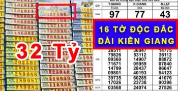 Xổ số miền Nam ngày 24/5: Vé trúng độc đắc đài Kiên Giang lộ diện