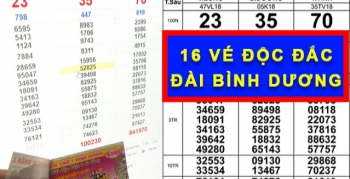 Xổ số miền Nam ngày 1/5: Vé trúng độc đắc đài Bình Dương xuất hiện